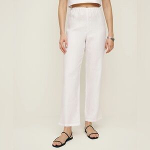Reformation Petites Remi Cropped Linen Pant - SP